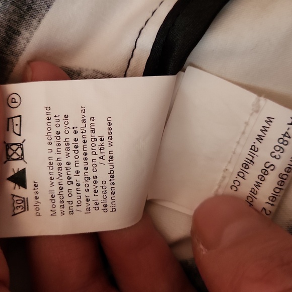 Airfield abstract print black and white cropped blazer size small - Picture 3 of 10